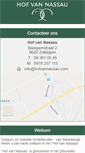 Mobile Screenshot of hofvannassau.com